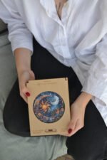 Flower Night Mandala Jigsaw Puzzle - Image 3