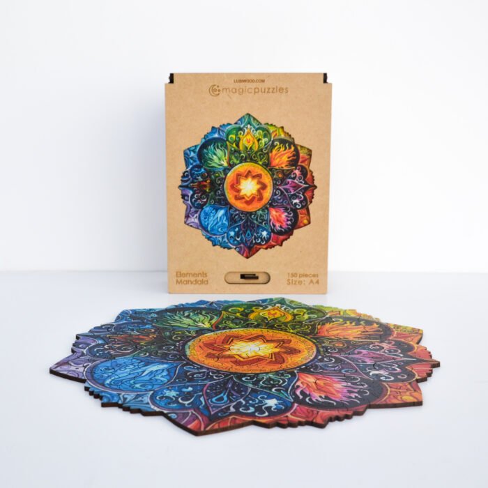 Elements Mandala Jigsaw Puzzle - Image 3