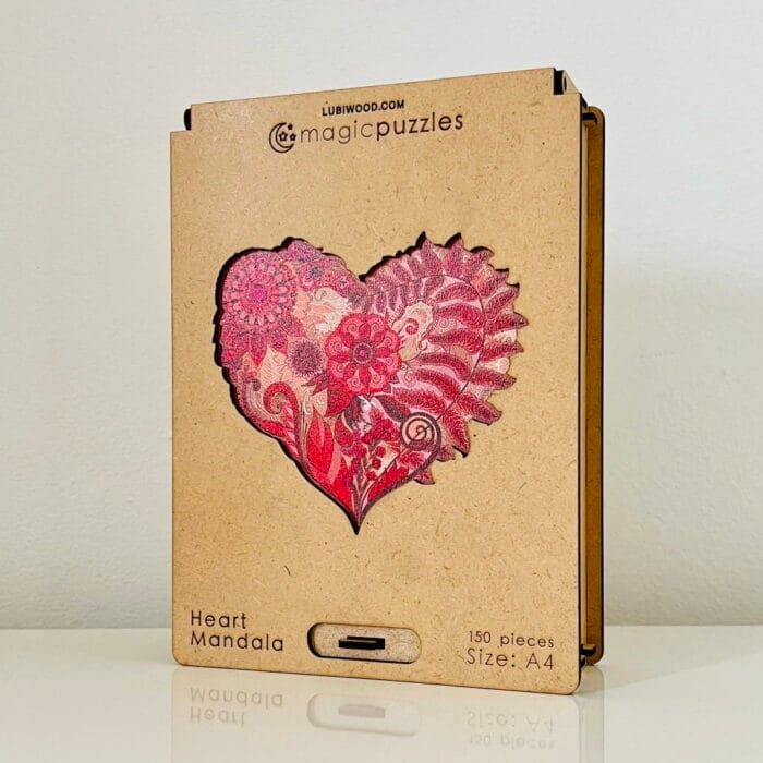 Heart Mandala Jigsaw Puzzle - Image 5