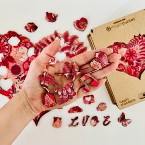 Heart Mandala Jigsaw Puzzle - Image 7