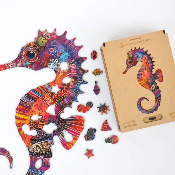 Oceanic Seahorse Jigsaw Puzzle - Image 5