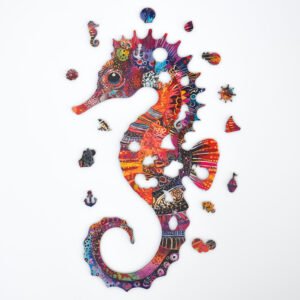Oceanic Seahorse Jigsaw Puzzle - Image 2