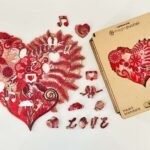 Puzzle "Herz-Mandala"