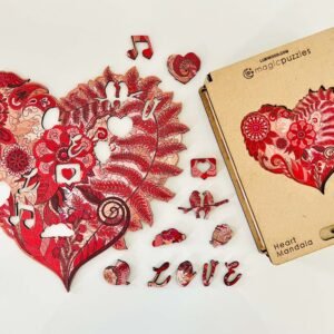 Puzzle "Herz-Mandala"