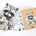 Puzzle "Frecher Waschbär"