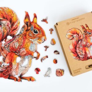 Puzzle Veveriță Adorabil