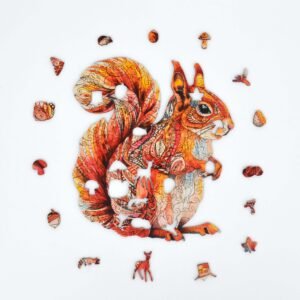 Puzzle Veveriță Adorabil - imagine 3