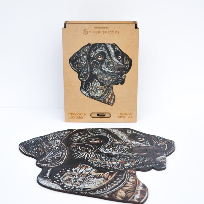 Puzzle Labrador Ciocolatiu - imagine 4
