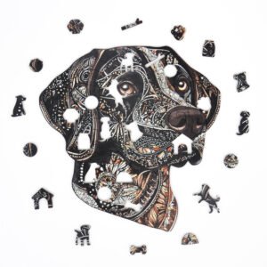Puzzle Labrador Ciocolatiu - imagine 2