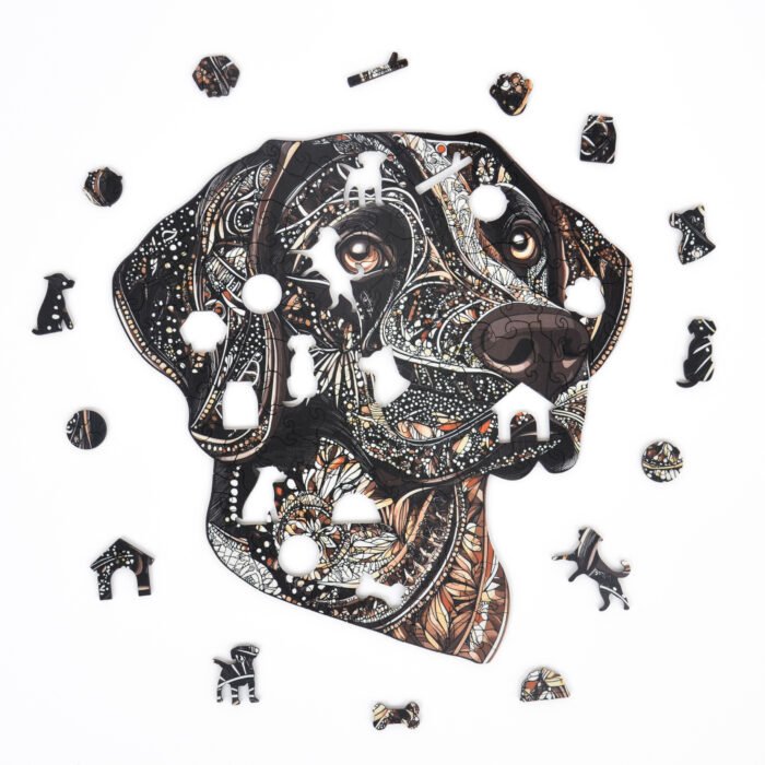 Puzzle Labrador Ciocolatiu - imagine 2