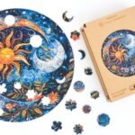 Puzzle Mandala Floare de Noapte