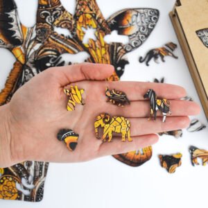 Puzzle Grațioasă Girafă - imagine 3