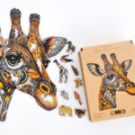 Puzzle Grațioasă Girafă