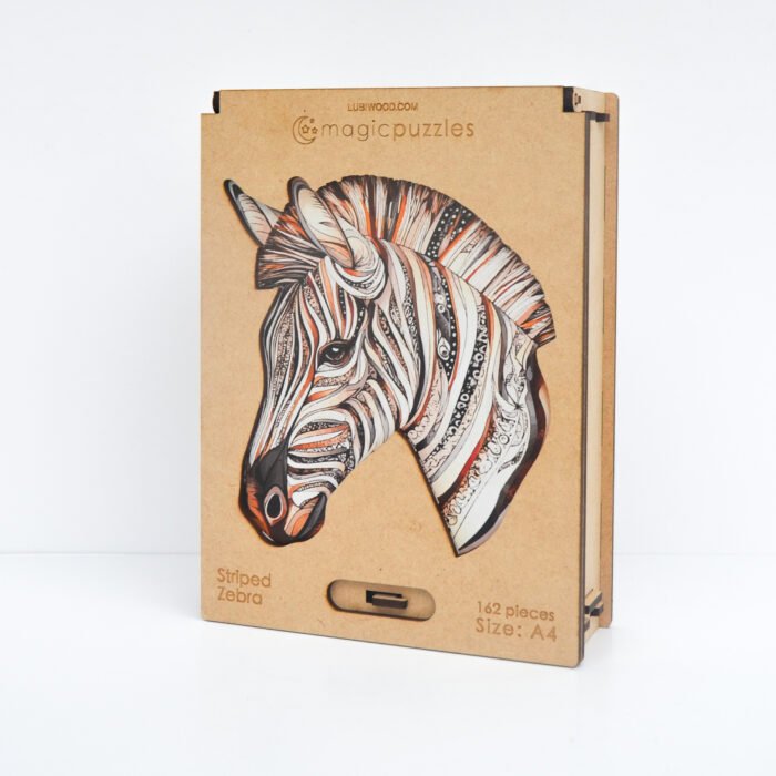 Puzzle Zebra Dungată - imagine 7