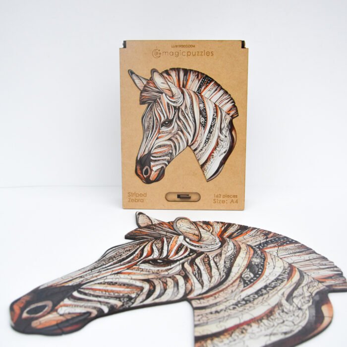 Puzzle Zebra Dungată - imagine 8