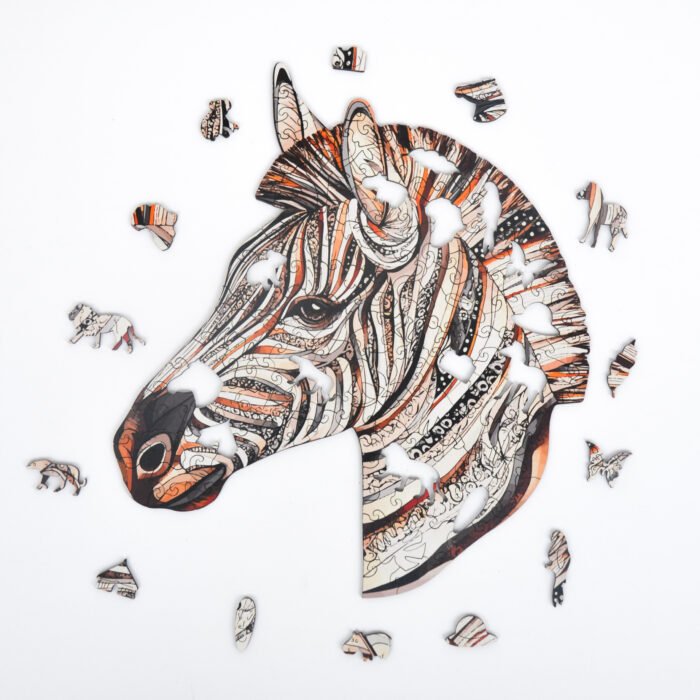 Puzzle Zebra Dungată - imagine 4