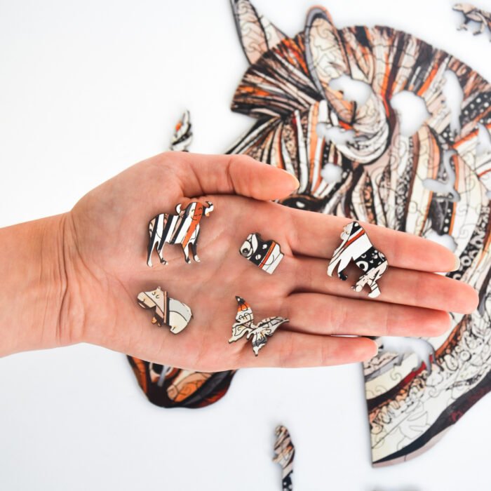 Puzzle Zebra Dungată - imagine 5