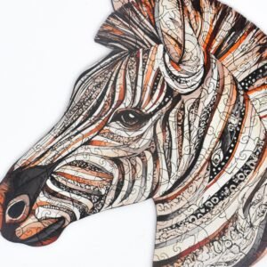 Puzzle Zebra Dungată - imagine 2